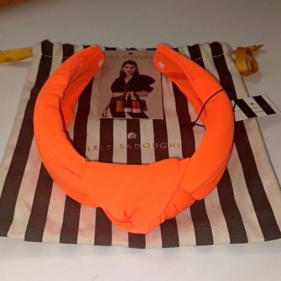 Lele Sadoughi Orange Headband - Picture 1 of 4
